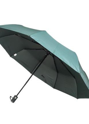 Женский зеленый зонт полуавтомат с проявляющимся рисунком6 фото