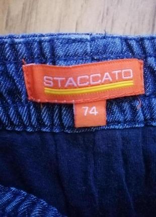 Утеплені джинси staccato на 6-9 міс3 фото