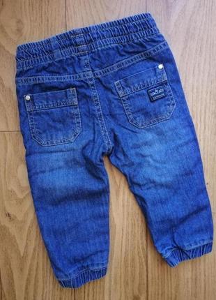 Утеплені джинси staccato на 6-9 міс4 фото