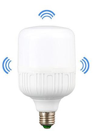 Лампочка светодиодная с датчиком движения сенсором e27 9w