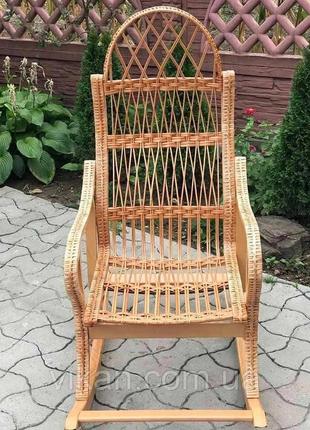 Кресло качели ( раскладное) плетеное из лозы взрослое. кресло качели для взрослых код/артикул 1861 фото