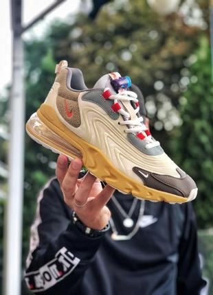 Кросівки travis scott x hoodie air max 270 react кросівки