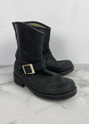 Сапоги винтажные johny boots, кожаные
