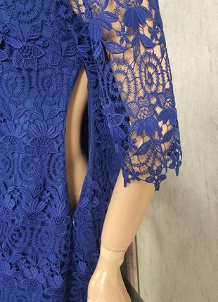 Сукня ошатна bodyform туреччина нарядное платье кружево мереживо6 фото