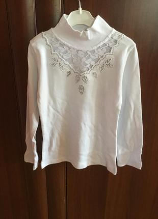 Трикотажний гольф для дівчинки на ріст 110,116,122,128