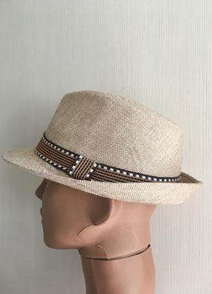 Элегантная летняя шляпа с неширокими полями5 фото