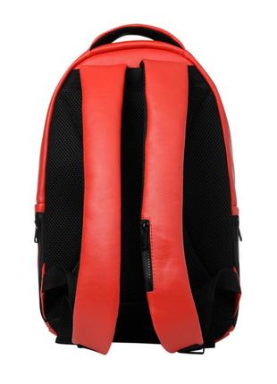 Вместительный подростковый красный рюкзак3 фото