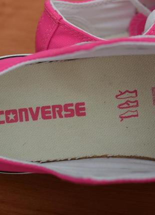 Розовые кеды, кроссовки converse all star, 36.5 размер. оригинал7 фото