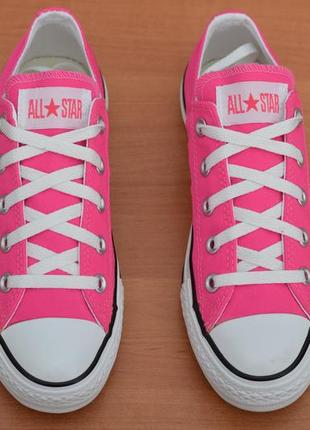 Розовые кеды, кроссовки converse all star, 36.5 размер. оригинал6 фото
