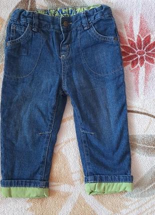 Джинсы на флисе мальчику 86 92 см
