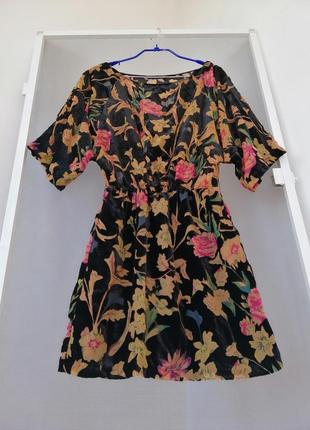 Платье туника zara боеный бархат