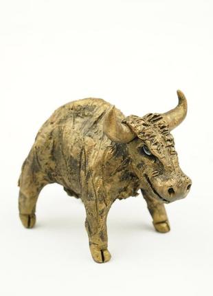 Статуетка бика подарунок на успіх талісман statuette bull