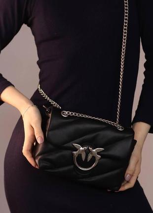 Женская сумка pinko love big puff small black, женская сумка, пинко черного цвета2 фото