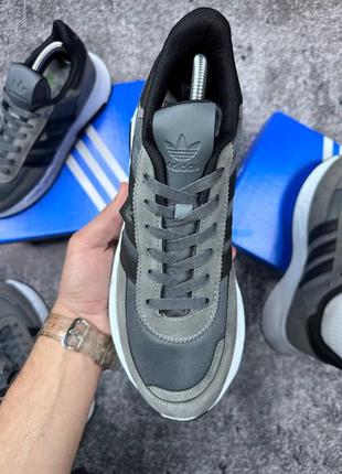 Мужские кроссовки adidas zx black4 фото