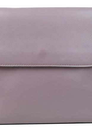 Шкіряна жіноча сумка fashion instinct лілова3 фото