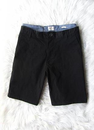 Черные шорты stretch slim matalan