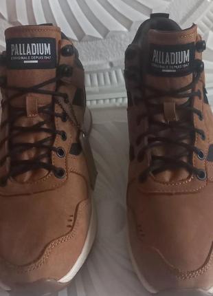 Кожаные кроссовки palladiym2 фото