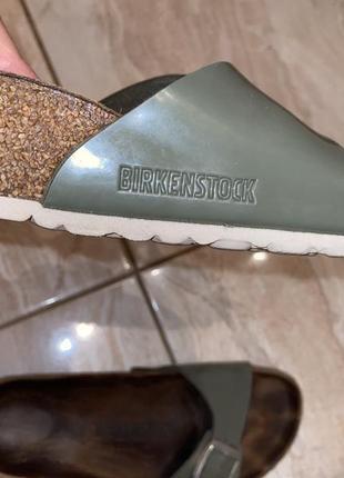 Шльопанці birkenstock оливкові жіночі 39р