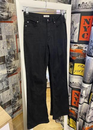 Стильні джинси кльош, high waisted, 90s, y2k, yessica, s-m3 фото