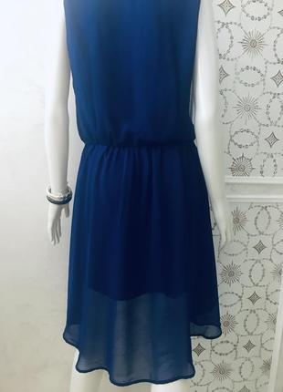 Ярко синее платье o’stin8 фото
