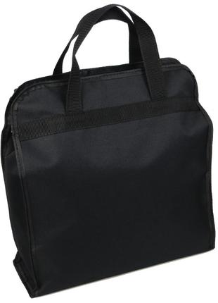 Хозяйственная сумка wallaby черная с коричневым4 фото