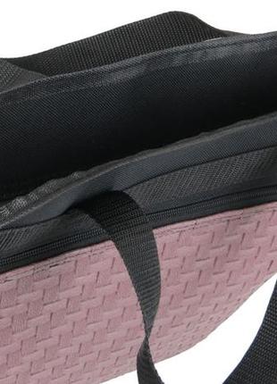 Хозяйственная сумка wallaby черная с коричневым8 фото