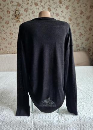 Женский тонкий стильный свитер лонгслив cos лен3 фото