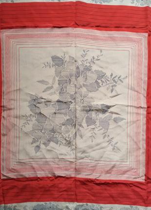 Коллекционный шелковый платок maggy rouff paris  . винтаж раритет.5 фото
