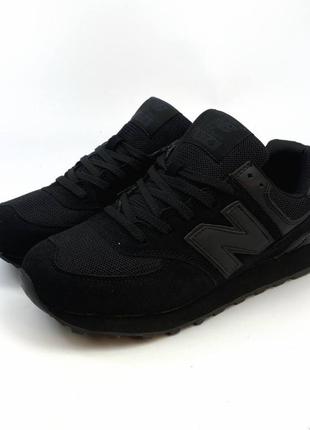 New balance 574 black накладений платіж