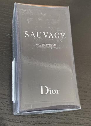 Dior sauvage 60ml оригінал christian діор диор саваж eau de parfum мужские чоловічі духи4 фото