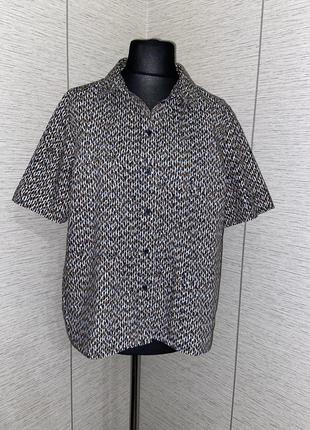 Сорочка cos з хрусткої бавовни з коротким рукавом