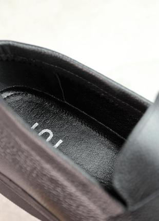 Стильні класичні чорні чоловічі легкі туфлі лофери весна-осінь,демісезон,шкіряні/наутральна шкіра5 фото