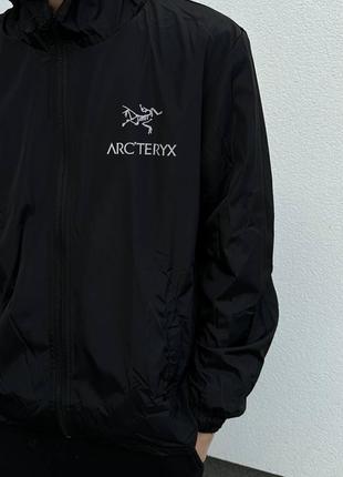 ⭐️ вітровка arcteryx gore-tex чорний4 фото