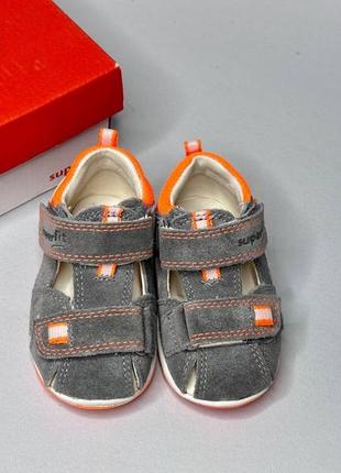 Кожаные босоножки superfit freddy, сандалии суперфит  18р.2 фото