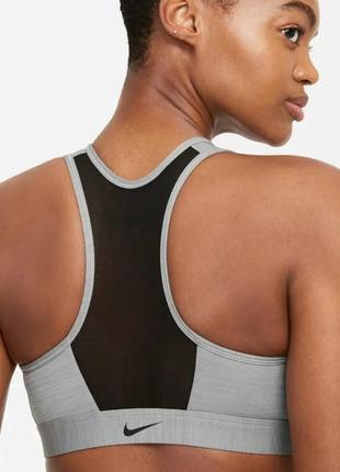 Спортивний топ жіночий nike women’s medium-support padded zip-front sports bra оригінал6 фото