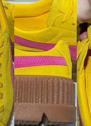 Кроссовки, кеды puma fenty x rihanna 366268-03 lemon 37 р original7 фото