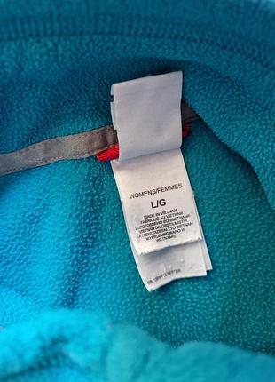 Бірюзова оригінальна спортивна флісова кофта від the north face