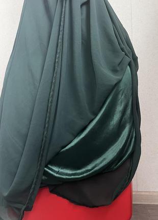 Спідниця юбка асиметрична довга в підлогу з підкладом7 фото