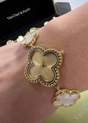 Жіночий годинник у стилі van cleef з повною комплектацією1 фото