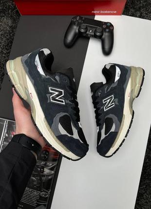 Чоловічі кросівки new balance 2002r dark navy, якісні повсякденні кросівки для чоловіків