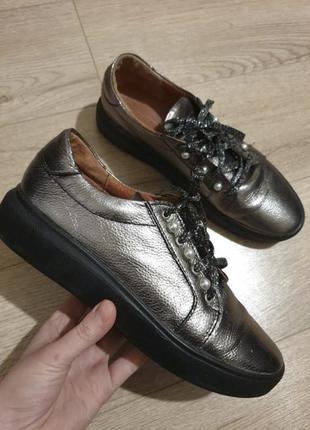 Черевички мешти туфлі макасіни кеди святкові черевики 38 розміру нові мокасини2 фото