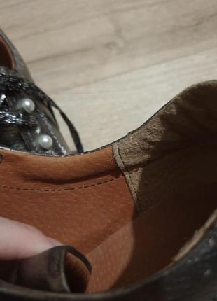 Черевички мешти туфлі макасіни кеди святкові черевики 38 розміру нові мокасини5 фото