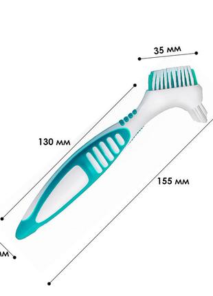 Щетка для чистки зубных протезов 29587 green5 фото