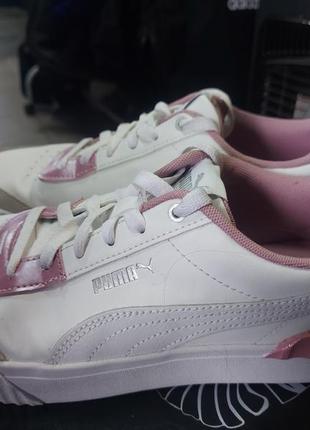 Кросівки puma carina lift white/pink 374141-014 фото