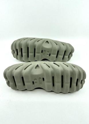 Крокс слайд екхо шльопанці сірі crocs echo slide elephant grey