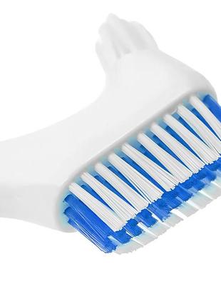 Щетка для чистки зубных протезов 29587 blue2 фото