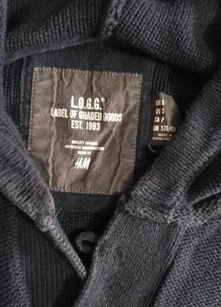 H&m худи, свитер с капюшоном 100% коттон размер s 4