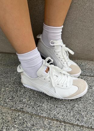 Asics onitsuka tiger mexico 66 sneakers white white.7 фото