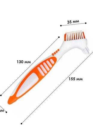 Щетка для чистки зубных протезов 29587 orange5 фото