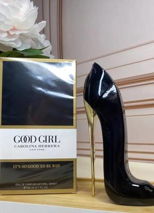 Парфумована вода для жінок carolina herrera good girl, 80 мл